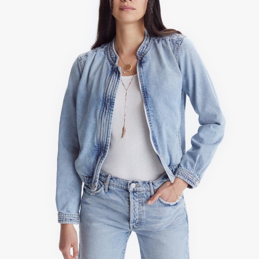 ISO Mother Denim QUAD BOMBER JACKET XS
